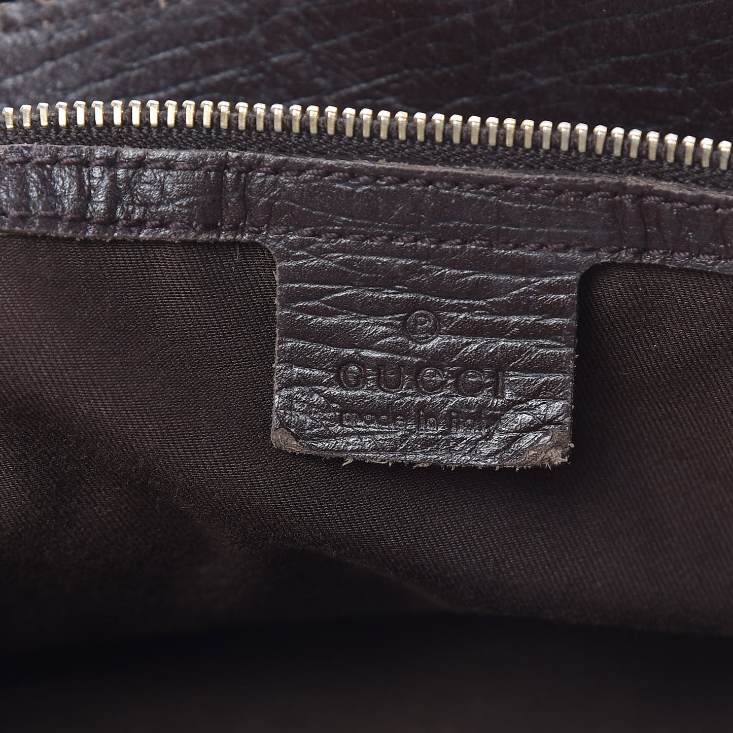 Monogram Large Horsebit Chain Hobo Dark Brown
