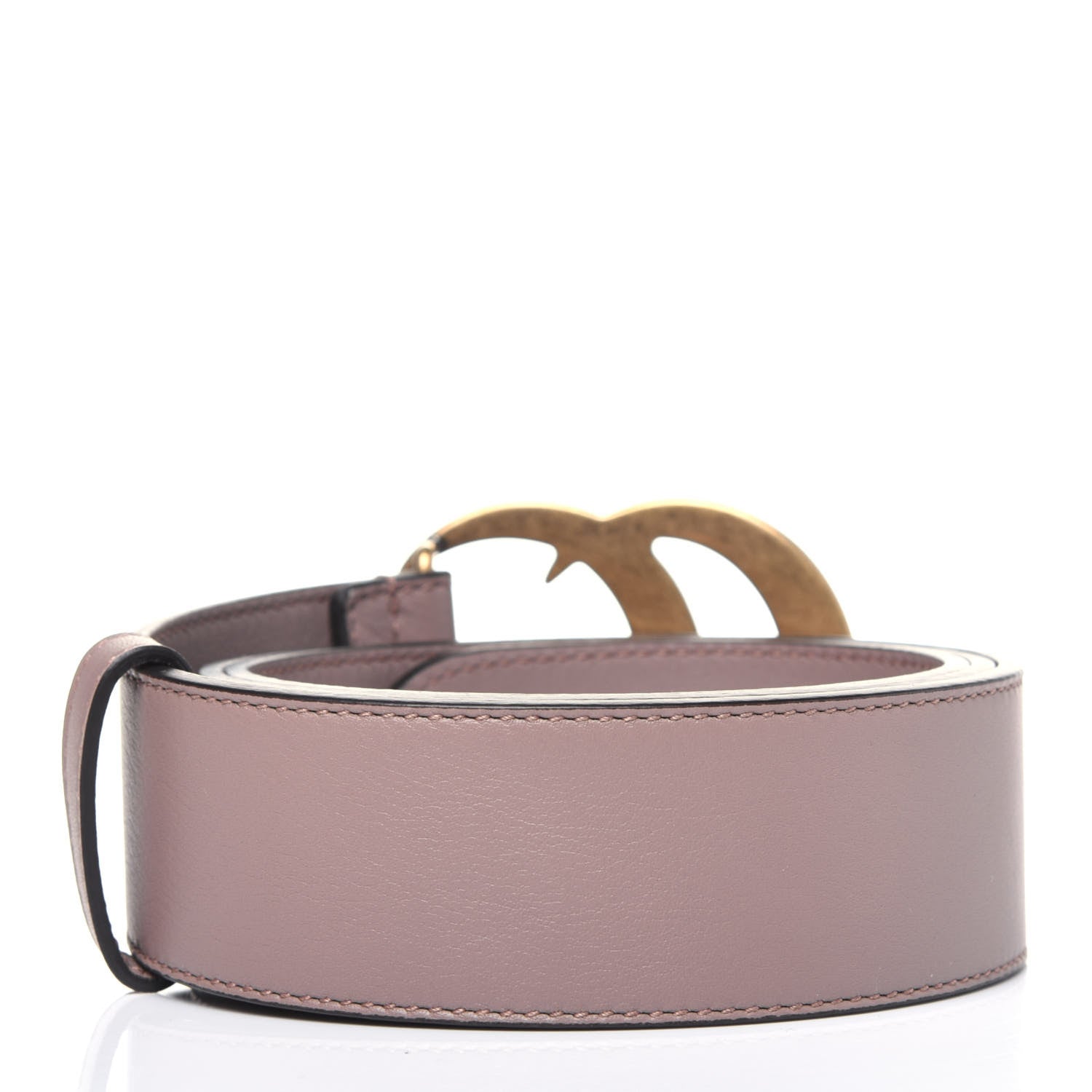 Gucci Calfskin Double G 40mm Belt 85 34 Porcelain Rose 2 of 6