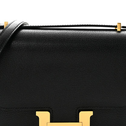 Hermes Chevre Mysore Constance 18 Black 9 of 13