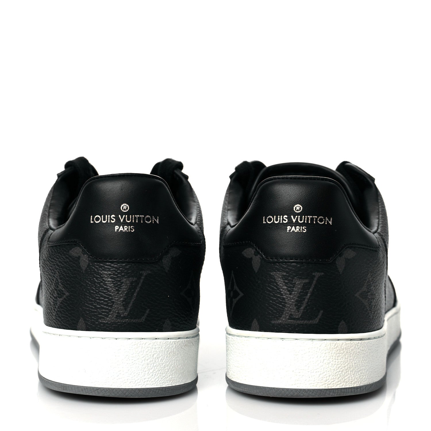 Louis Vuitton Reverse Monogram Eclipse Mens Rivoli Sneakers 8 Black 5 of 9