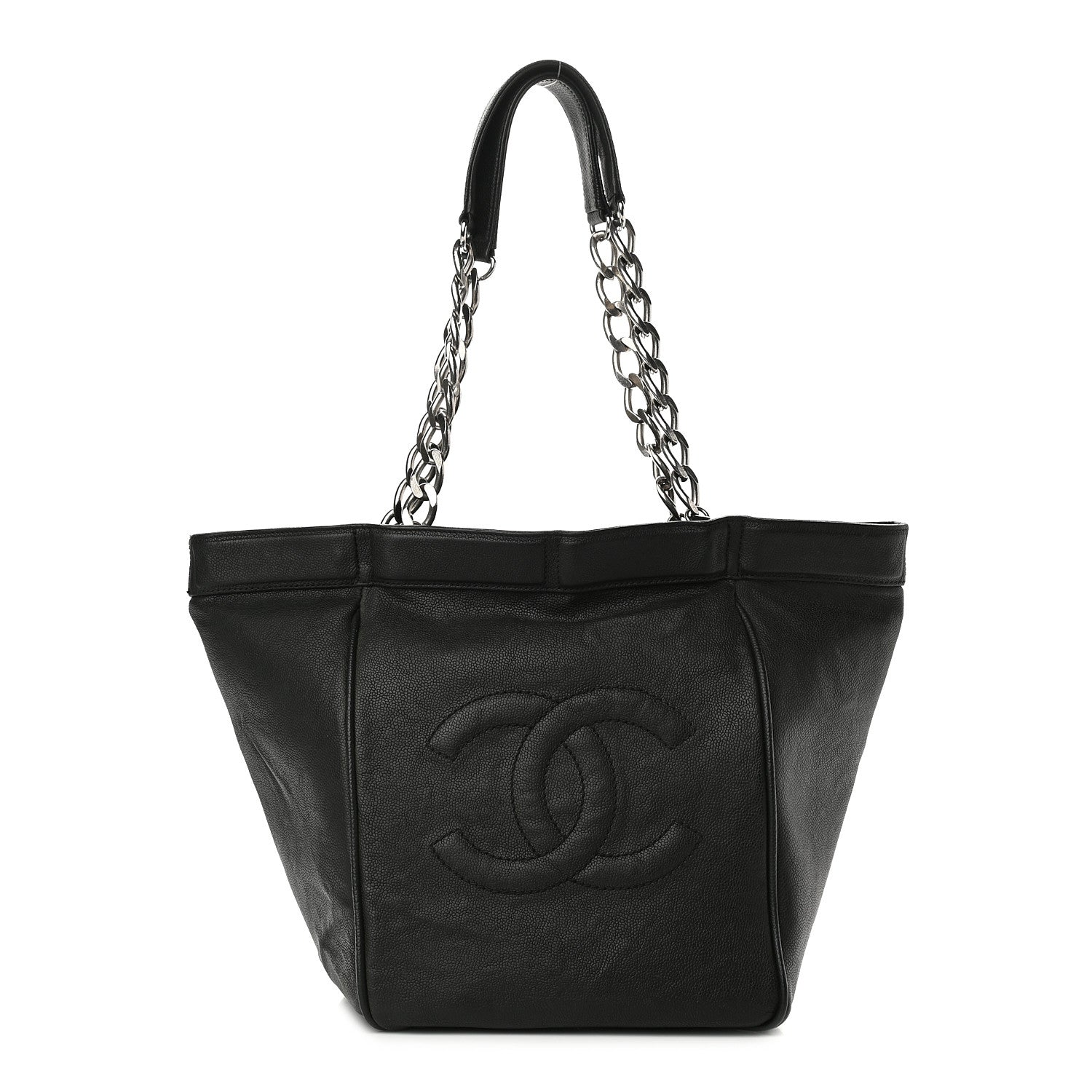 Chanel Caviar Timeless CC Shopping Tote Black 1 of 8