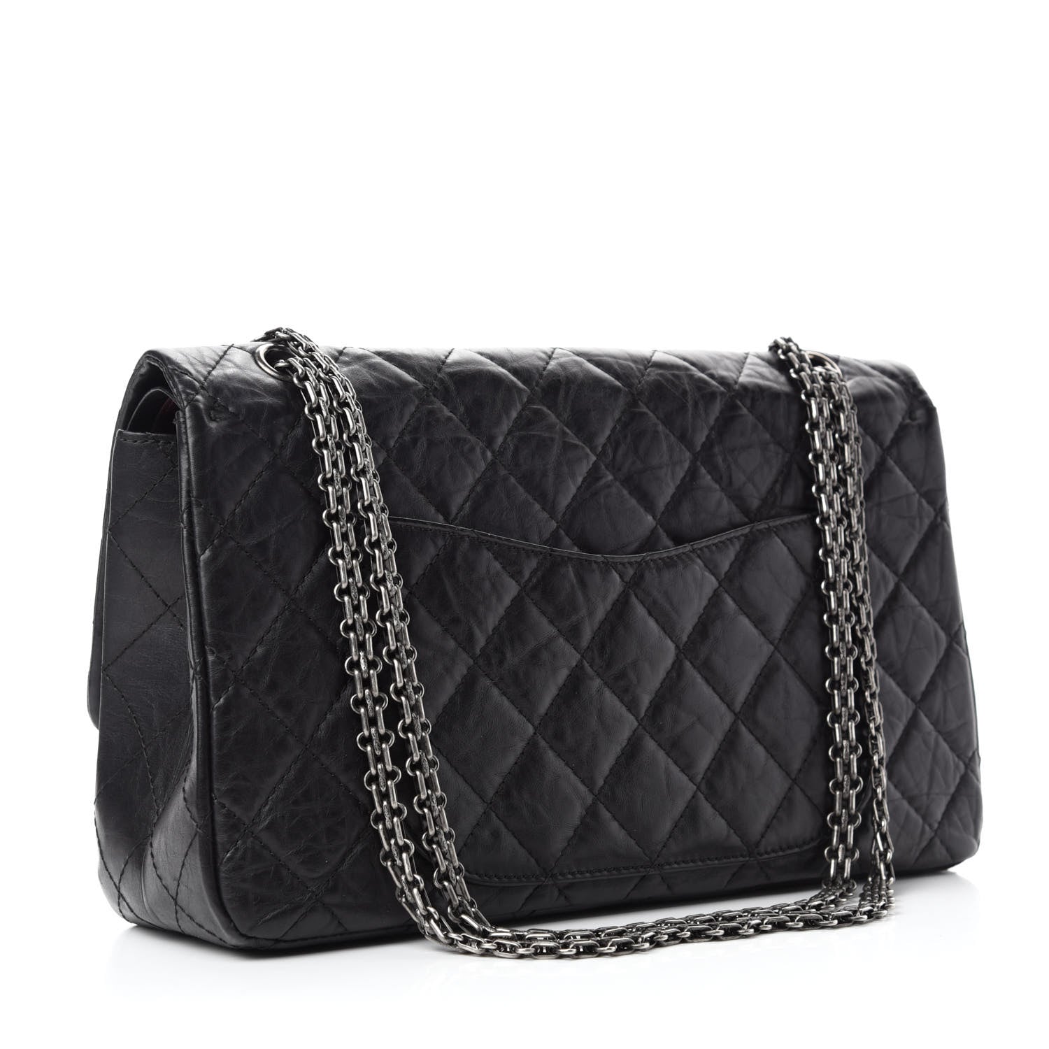 Chanel Aged Calfskin Quilted 2.55 Reissue 227 Flap Black 3 of 13