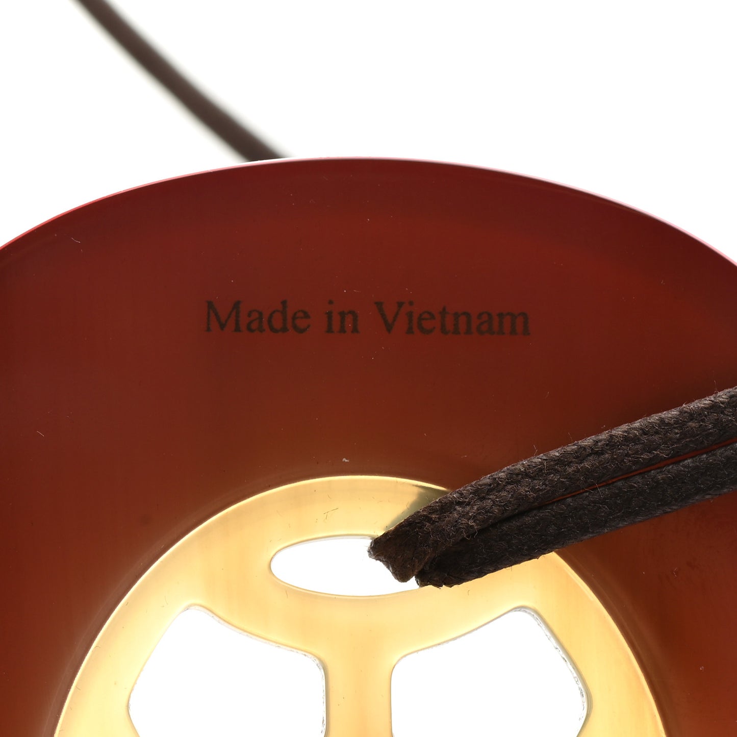 Buffalo Horn Lacquer Lift Necklace GM Rouge Carmin