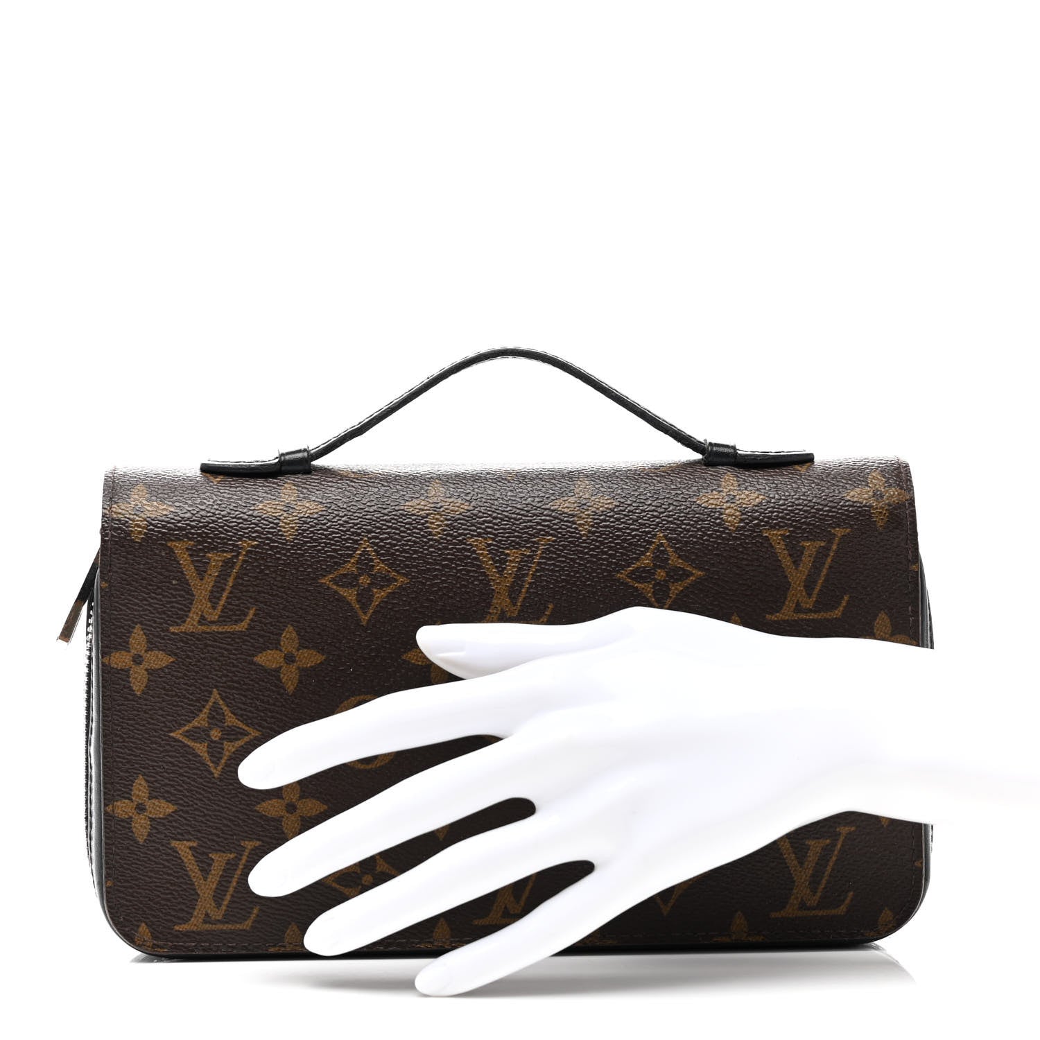 Louis Vuitton Monogram Macassar Zippy XL Wallet 2 of 12