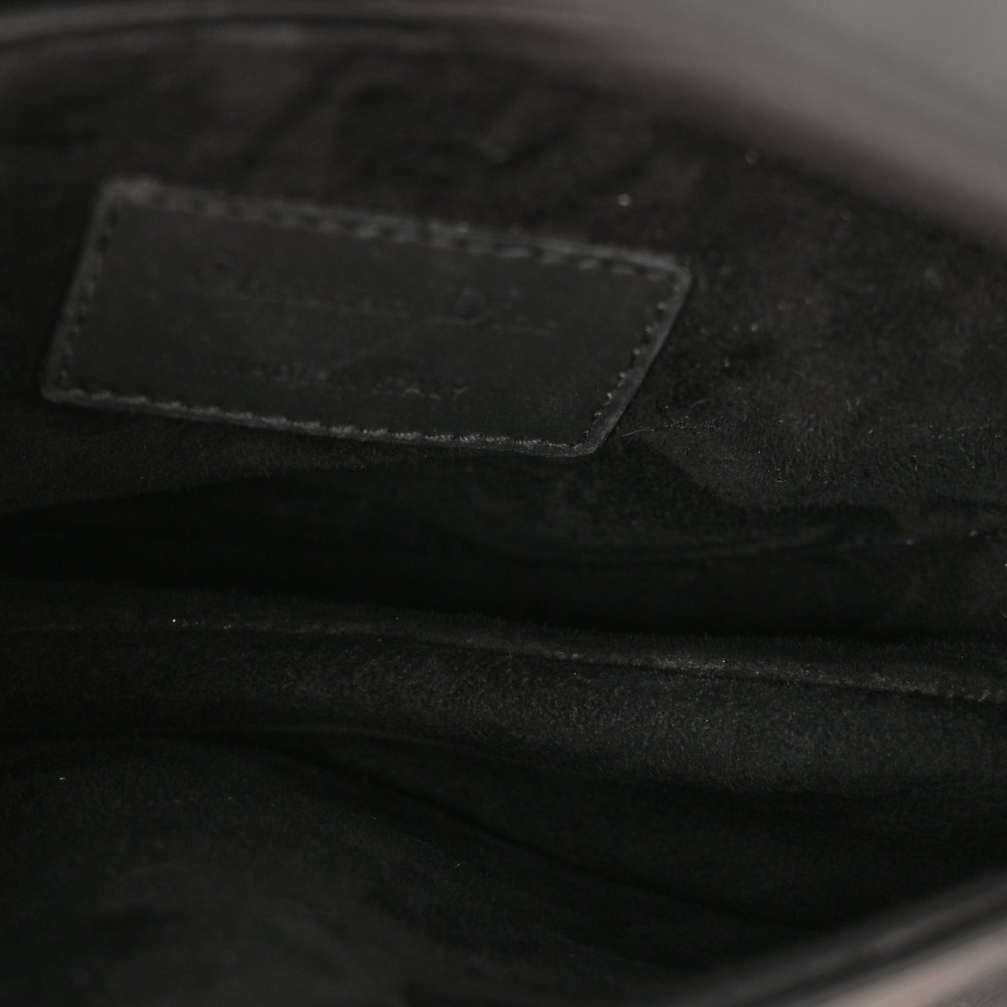Ultra Matte Calfskin Mini Saddle Bag With Strap Black