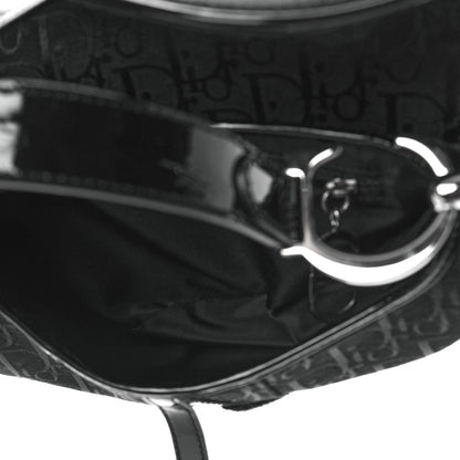 Christian Dior Monogram Saddle Bag Black 4 of 7