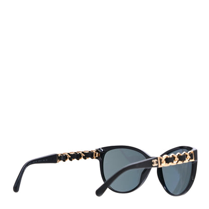 Chanel CC Chain Sunglasses 5215Q Black 3 of 8
