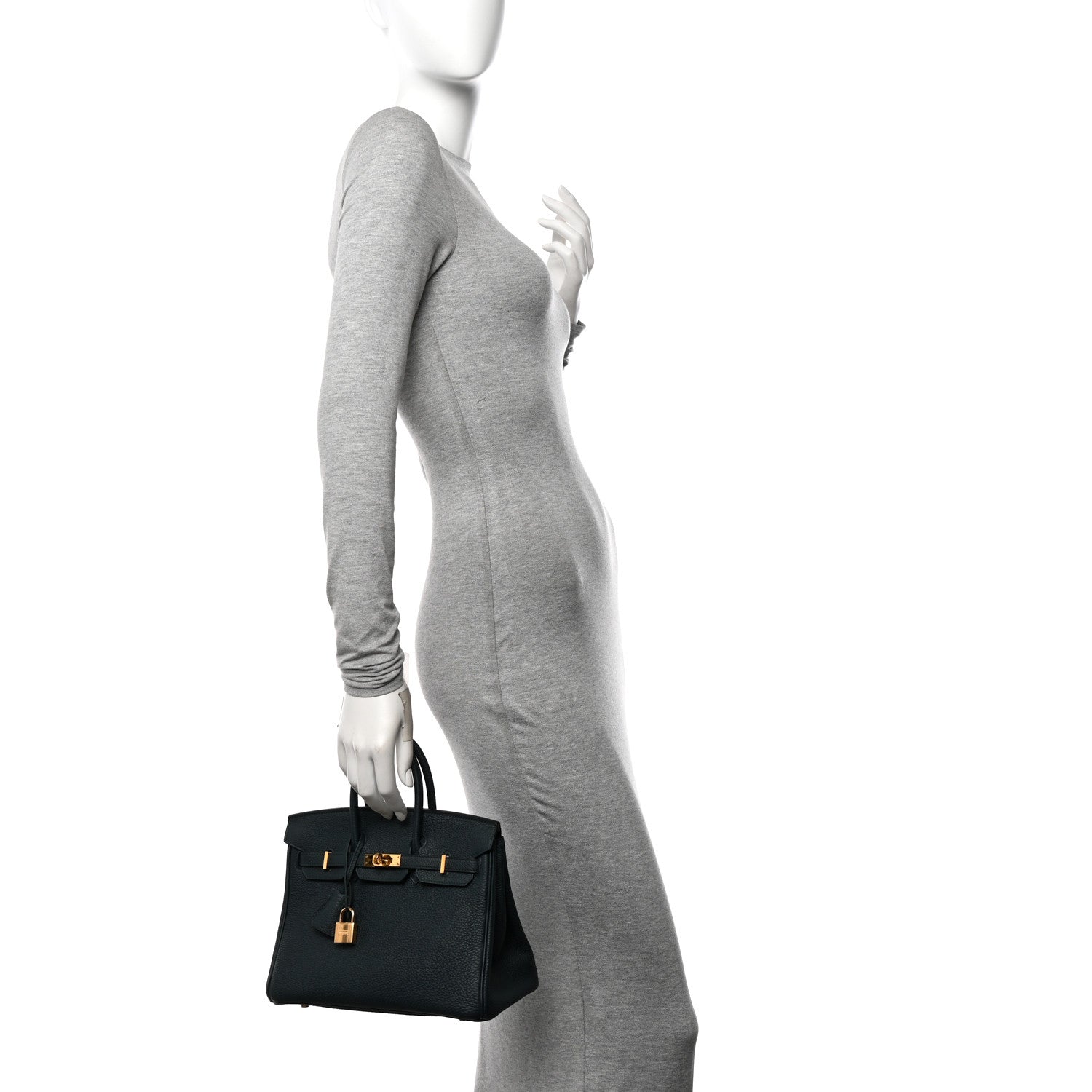 Hermes Togo Birkin 25 Vert Cypress 2 of 11