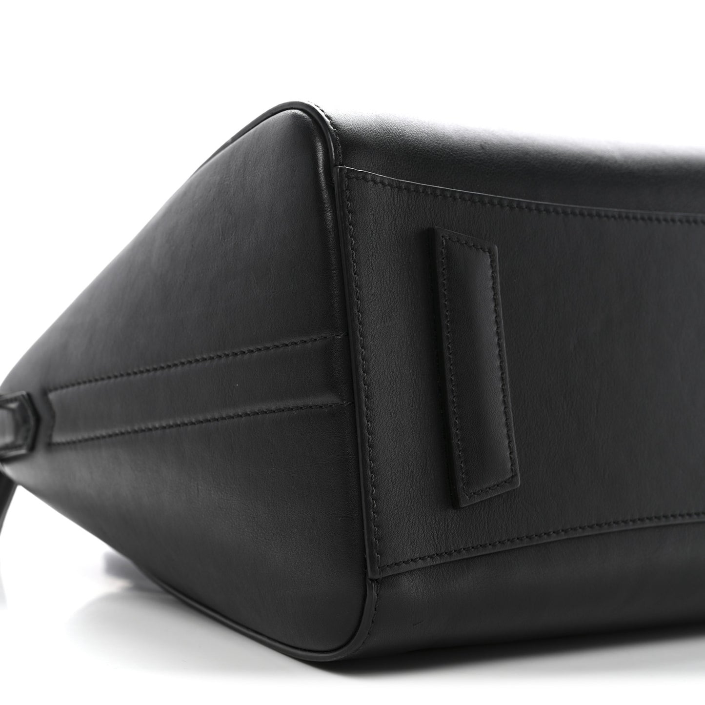Calfskin Signature Logo Small Antigona Black