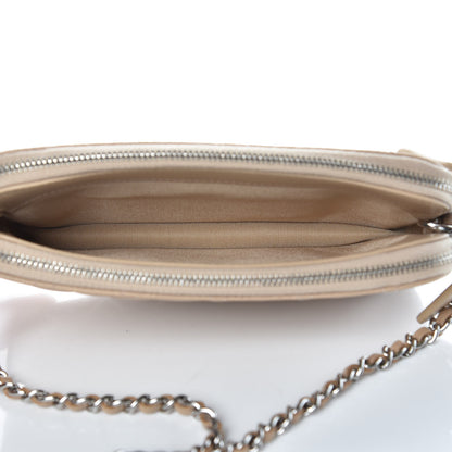 Chanel Caviar Quilted Small Clutch With Chain Beige 5 of 12