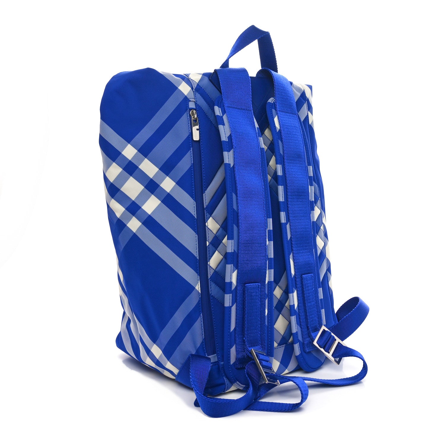 Burberry Nylon Nova Check Roll Backpack Knight 2 of 9
