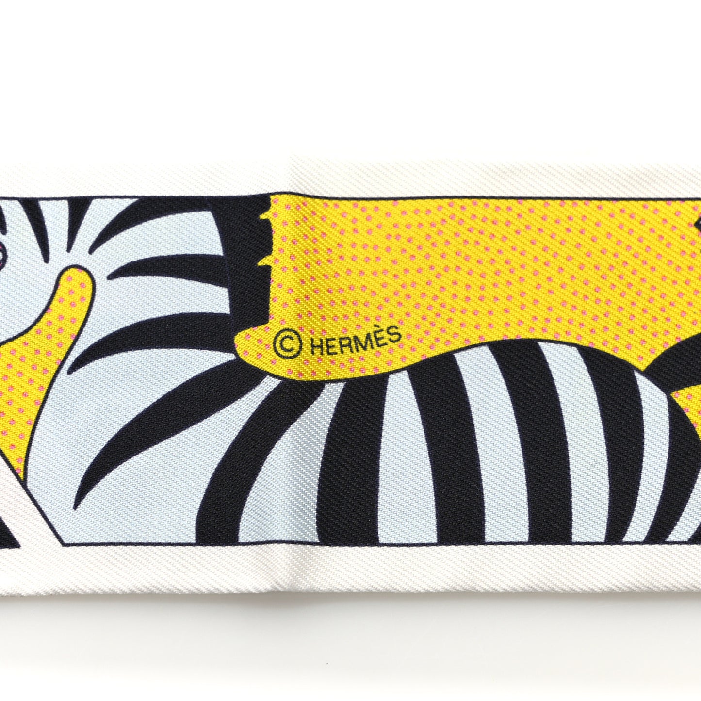 Silk Factory Suite Twilly Black Rose Jaune