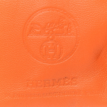 Hermes Milo Lambskin Swift Shopping Bag Charm Feu Gold 3 of 4