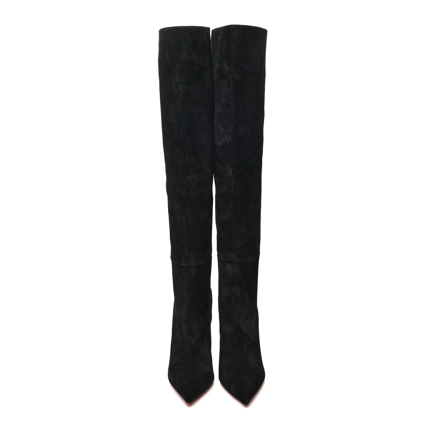 Veau Velours Lipbotta 100 Over The Knee Boots 37 Black Gold