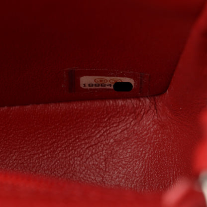 Chanel Caviar Quilted Mini Rectangular Flap Red 8 of 8