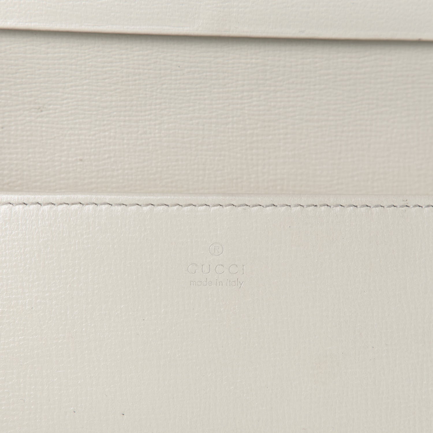 Gucci GG Supreme Monogram Azalea Calfskin Horsebit 1955 Wallet On Chain Beige Ebony Mystic White 10 of 12