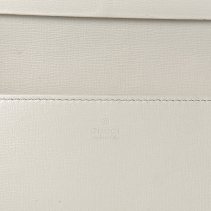 Gucci GG Supreme Monogram Azalea Calfskin Horsebit 1955 Wallet On Chain Beige Ebony Mystic White 10 of 12