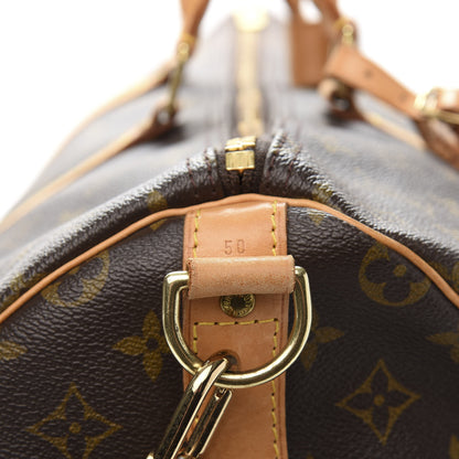 Louis Vuitton Monogram Keepall Bandouliere 50 9 of 15