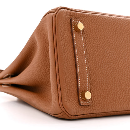 Hermes Togo Birkin 25 Gold 9 of 12