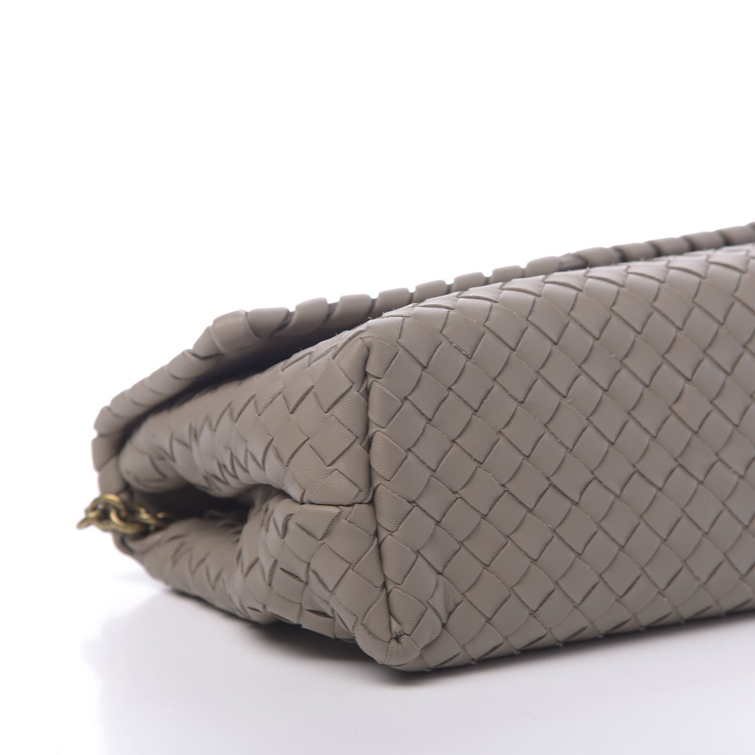 Bottega Veneta Nappa Intrecciato Small Olimpia Shoulder Bag Steel 7 of 9