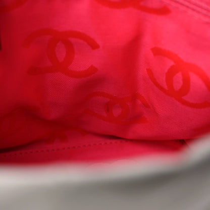 Chanel Calfskin Quilted Medium Cambon Tote White Black 17 of 17