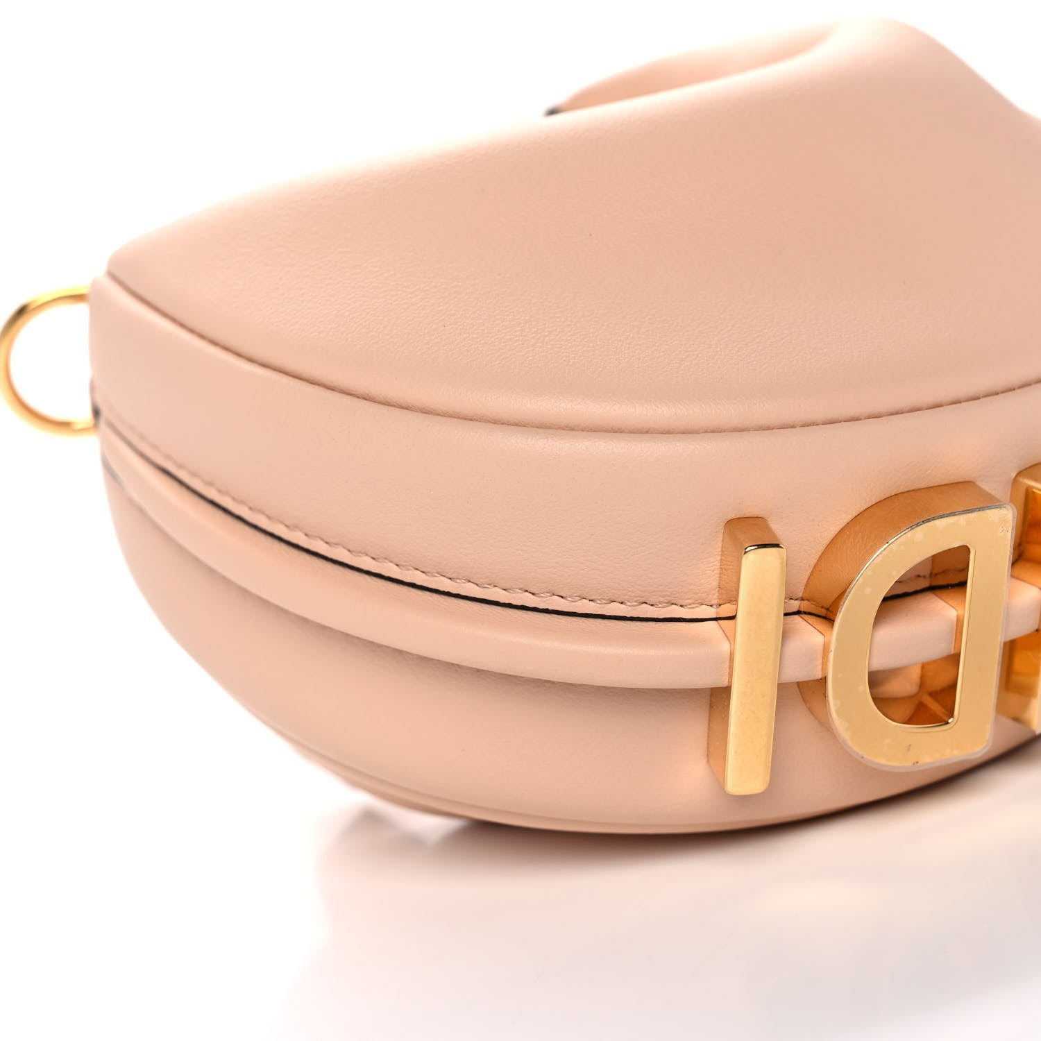 Fendi Vitello Grace Matte Nano Fendigraphy Hobo Charm Light Rose 11 of 13