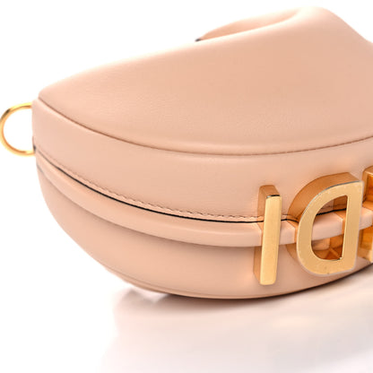 Fendi Vitello Grace Matte Nano Fendigraphy Hobo Charm Light Rose 11 of 13