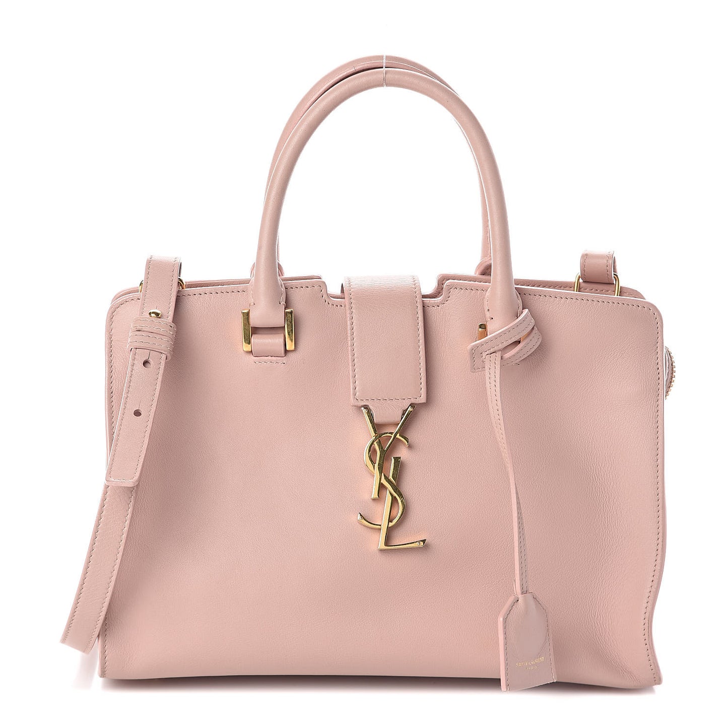 Calfskin Monogram Baby Cabas Pink