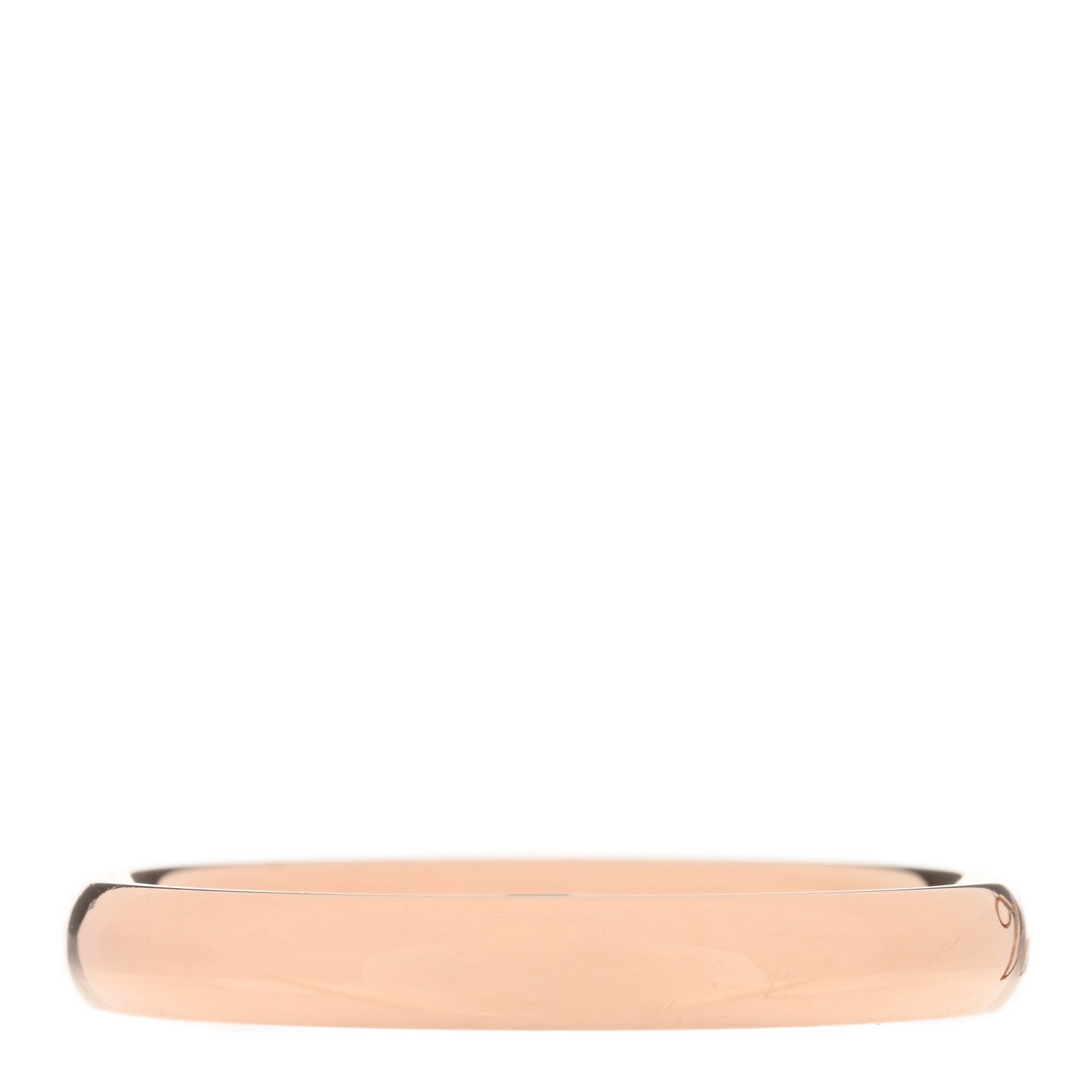 Van Cleef & Arpels 18K Rose Gold Tendrement Signature Wedding Band Ring 60 9 3 of 5