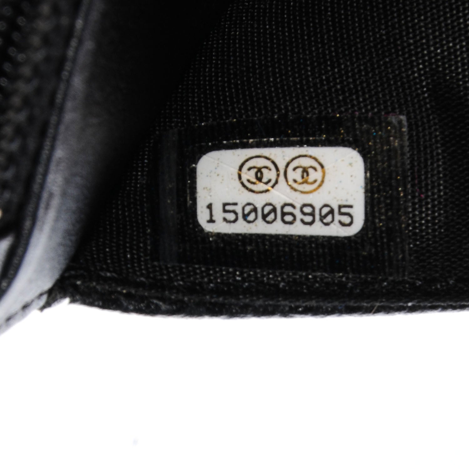 Chanel Caviar Timeless CC Wallet on Chain WOC Black 8 of 8