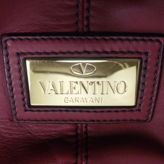 Valentino Garavani Leather Petale Hobo Red 10 of 10