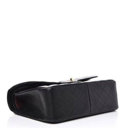 Chanel Caviar Quilted Jumbo Double Flap Black 4 of 11