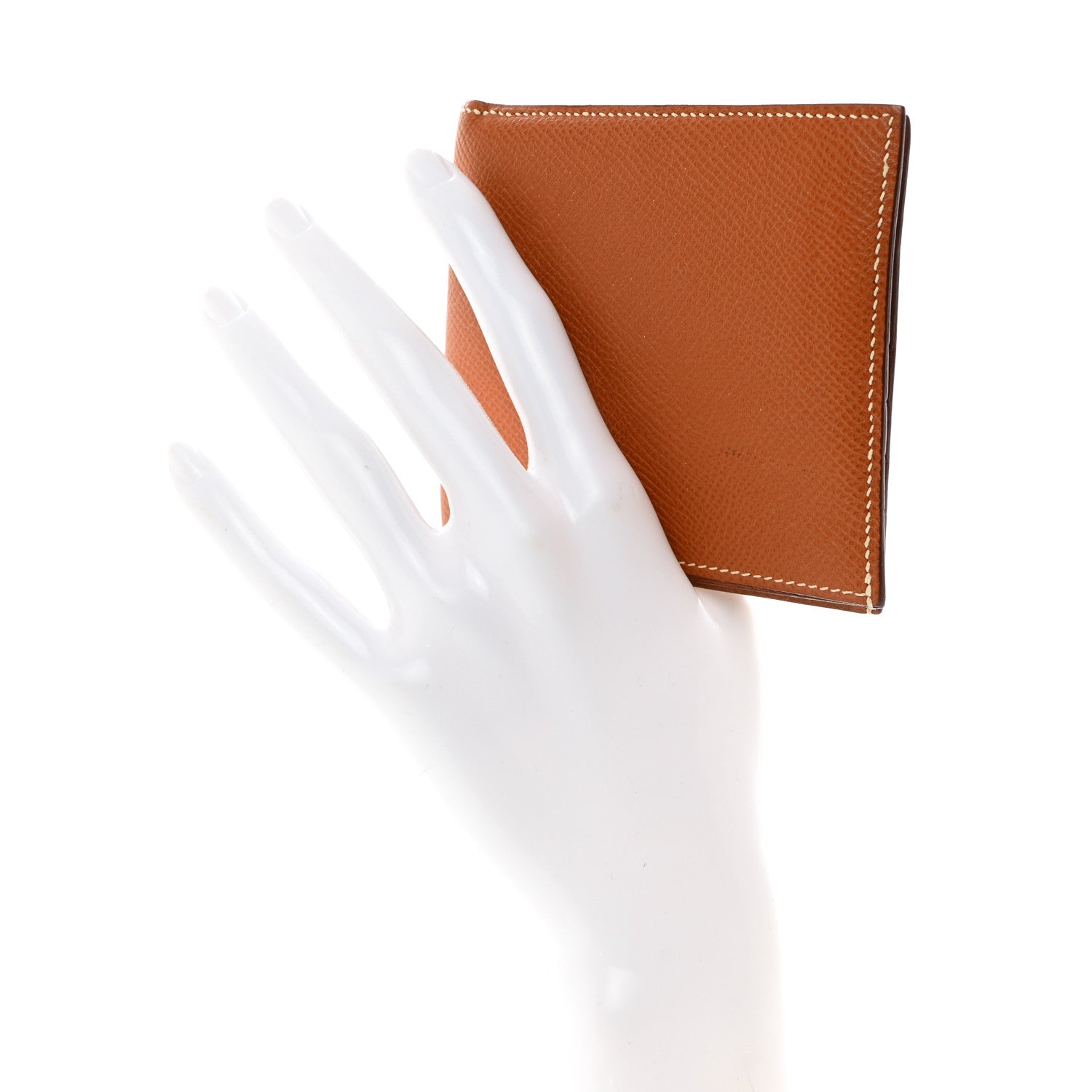 Hermes Epsom MC2 Copernic Compact Colorblock Wallet Gold 2 of 10