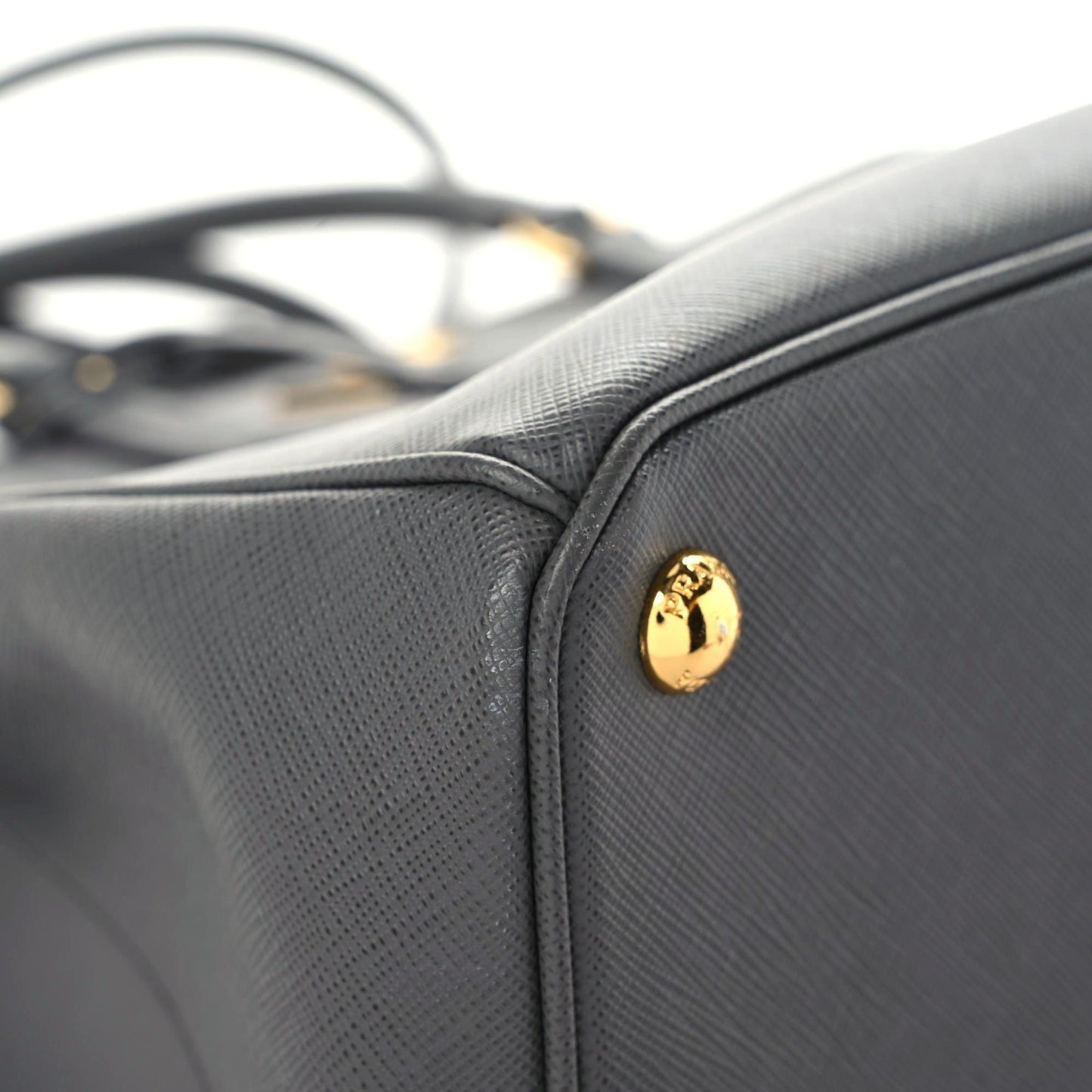 Saffiano Lux Large Galleria Double Zip Tote Mercurio