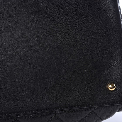 Chanel Calfskin Quilted Small Chain Me Tote Black 11 of 12