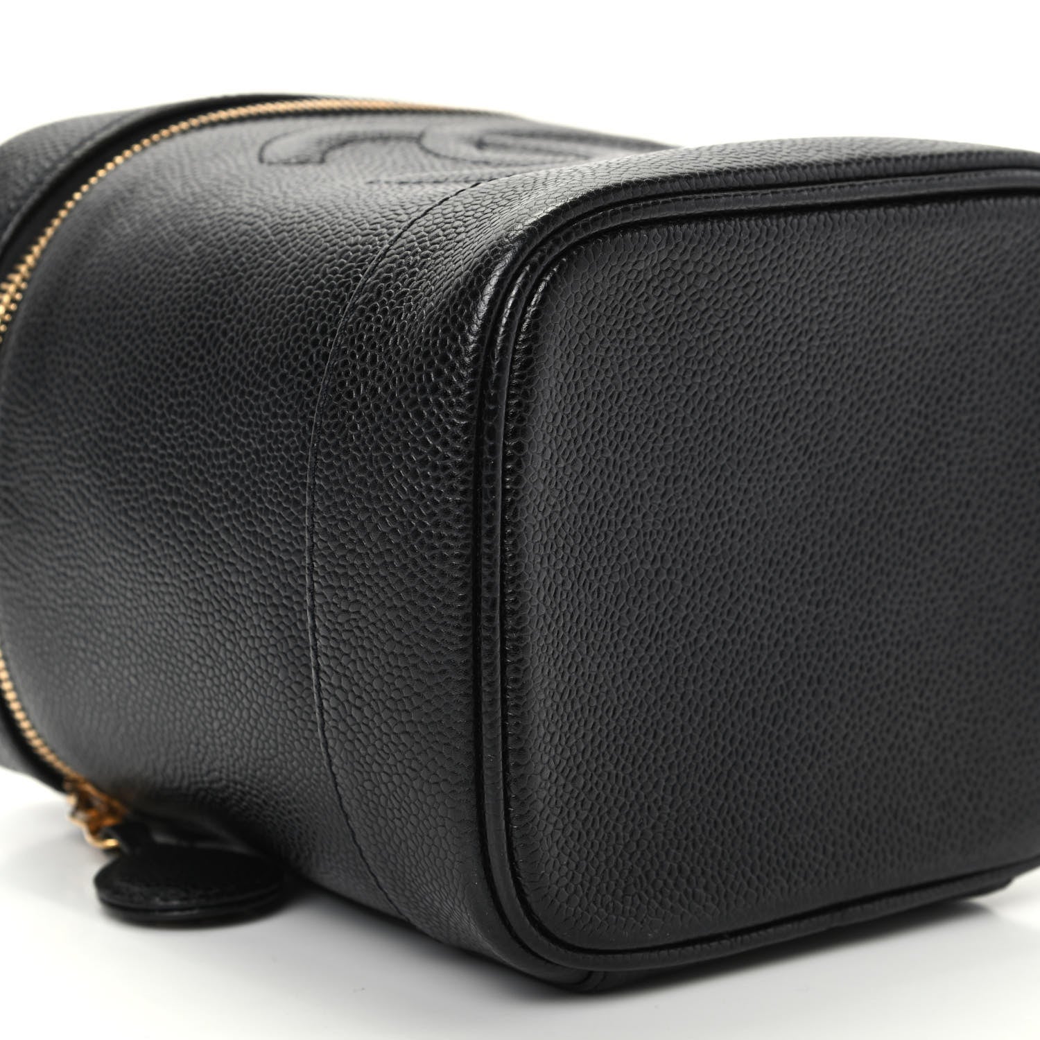 Chanel Caviar Vanity Cosmetic Case Black 6 of 10
