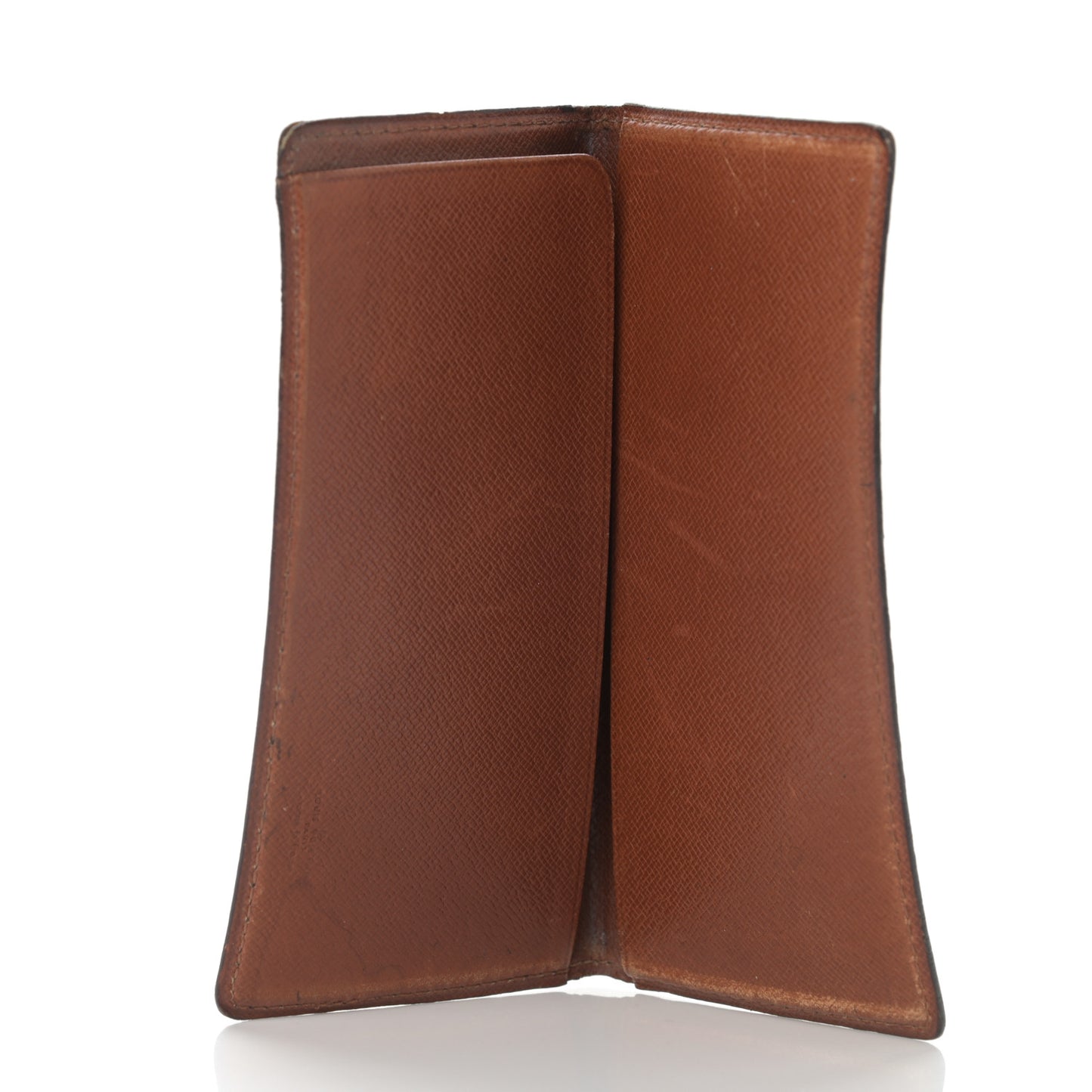 Monogram Simple Checkbook Holder Wallet Cover