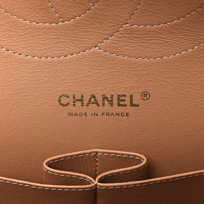 Chanel Caviar Quilted Jumbo Double Flap Beige 6 of 10