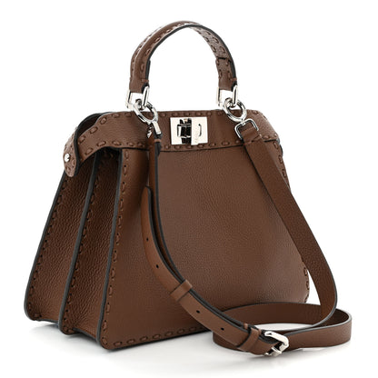 Fendi Cuoio Romano Selleria Chamois Small Peekaboo I SEE U Satchel Mou 3 of 10