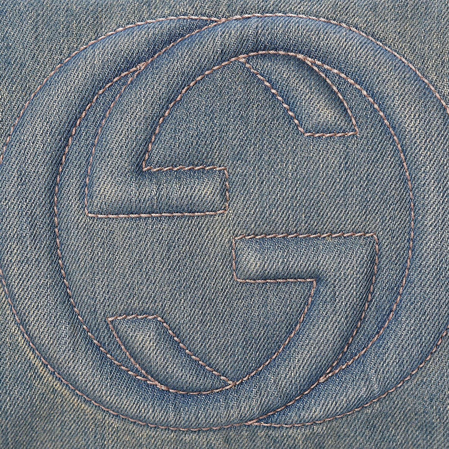 Gucci Denim Medium Soho Chain Shoulder Bag Blue 11 of 11