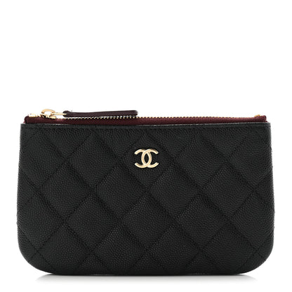 Chanel Caviar Quilted Small Pouch Black 1 of 8