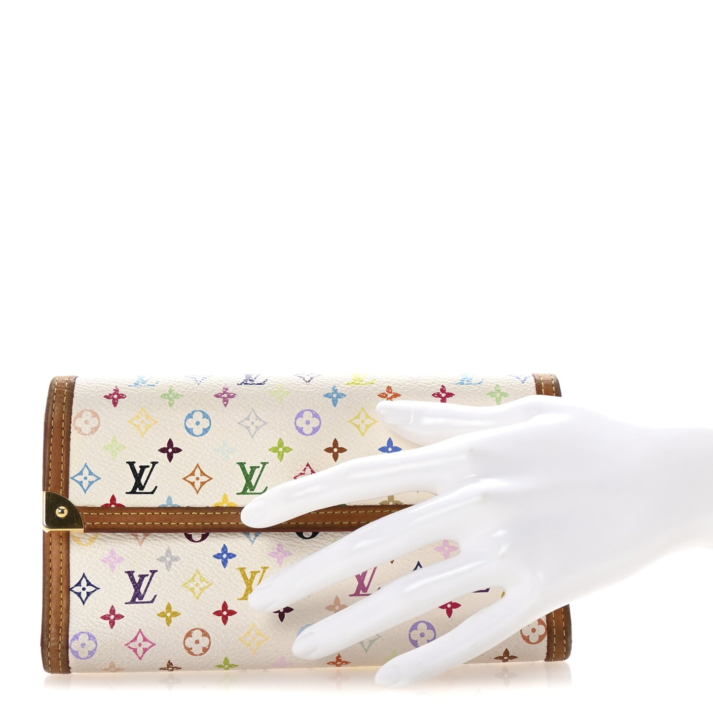 Monogram Multicolor Porte Tresor International Wallet White