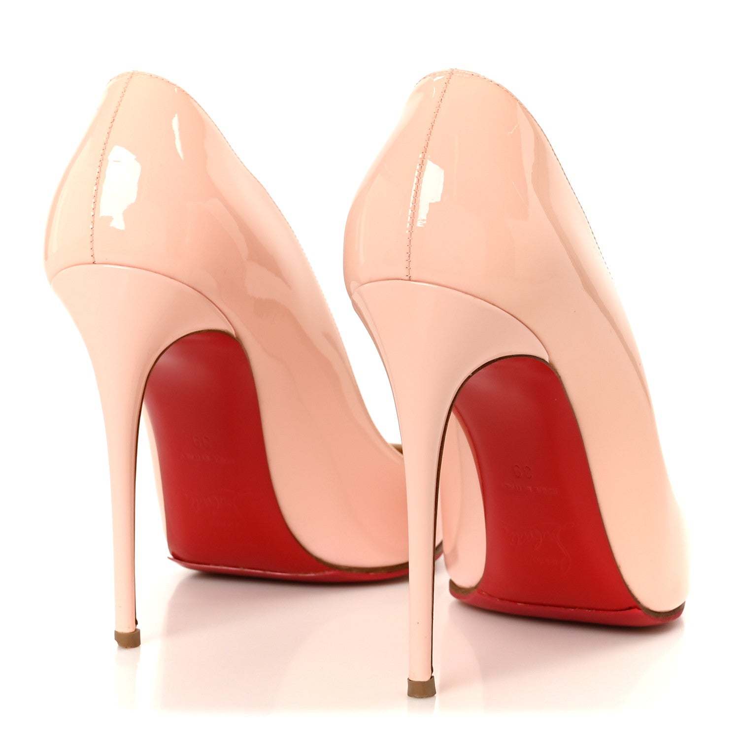 Christian Louboutin Patent Pigalle Follies 100 Pumps 40 Pompadour 5 of 10