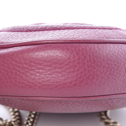 Gucci Cellarius Calfskin Mini Soho Chain Bag Peonia Flower 8 of 9