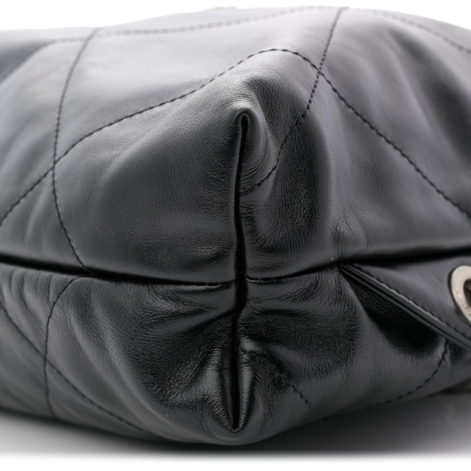 Chanel Shiny Calfskin Quilted Chanel 22 Backpack Black 10 of 10