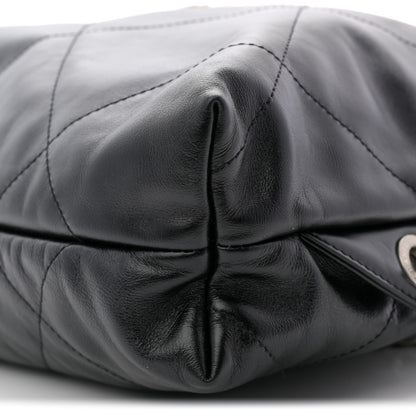 Chanel Shiny Calfskin Quilted Chanel 22 Backpack Black 10 of 10