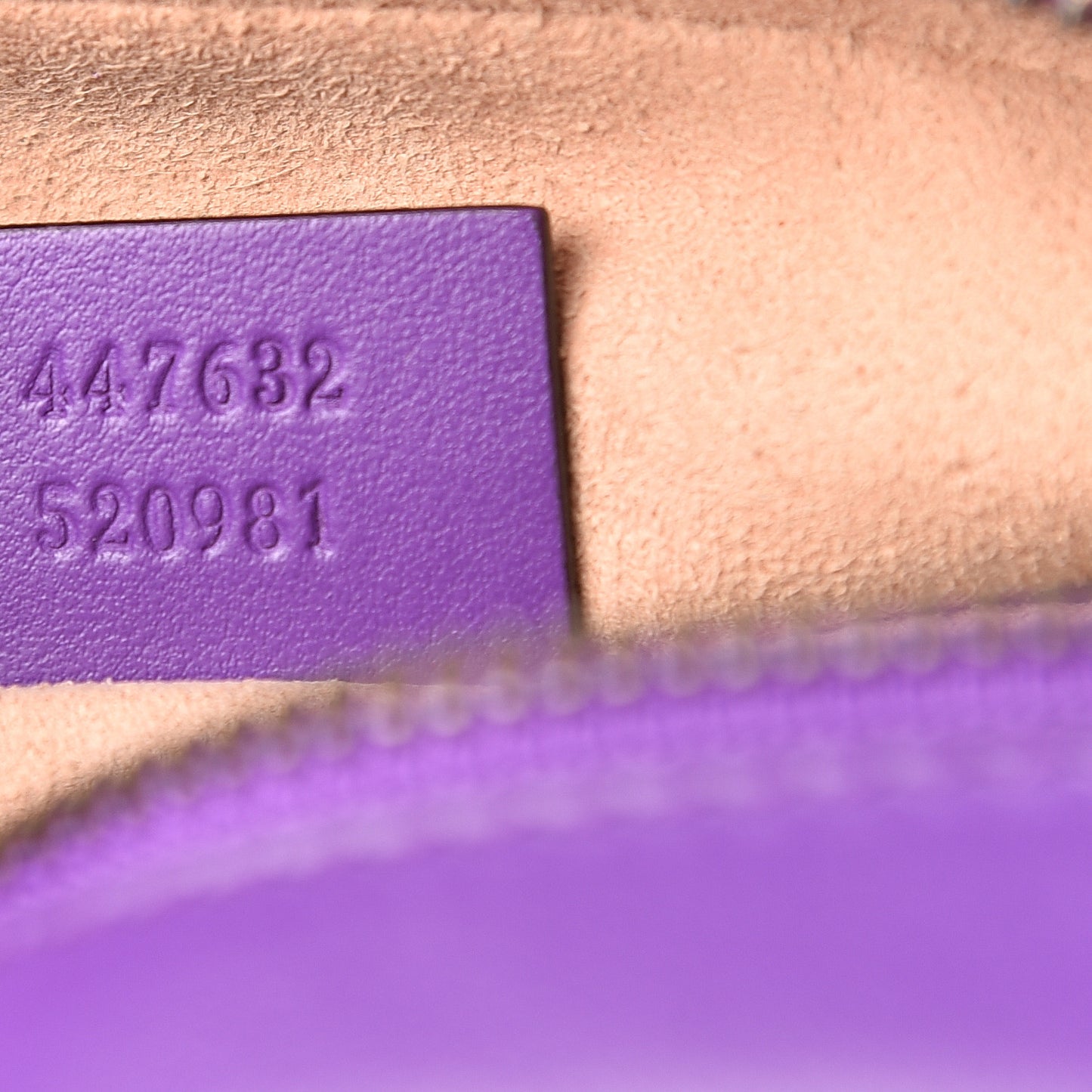 Calfskin Matelasse Small GG Marmont Chain Shoulder Bag Shine Purple
