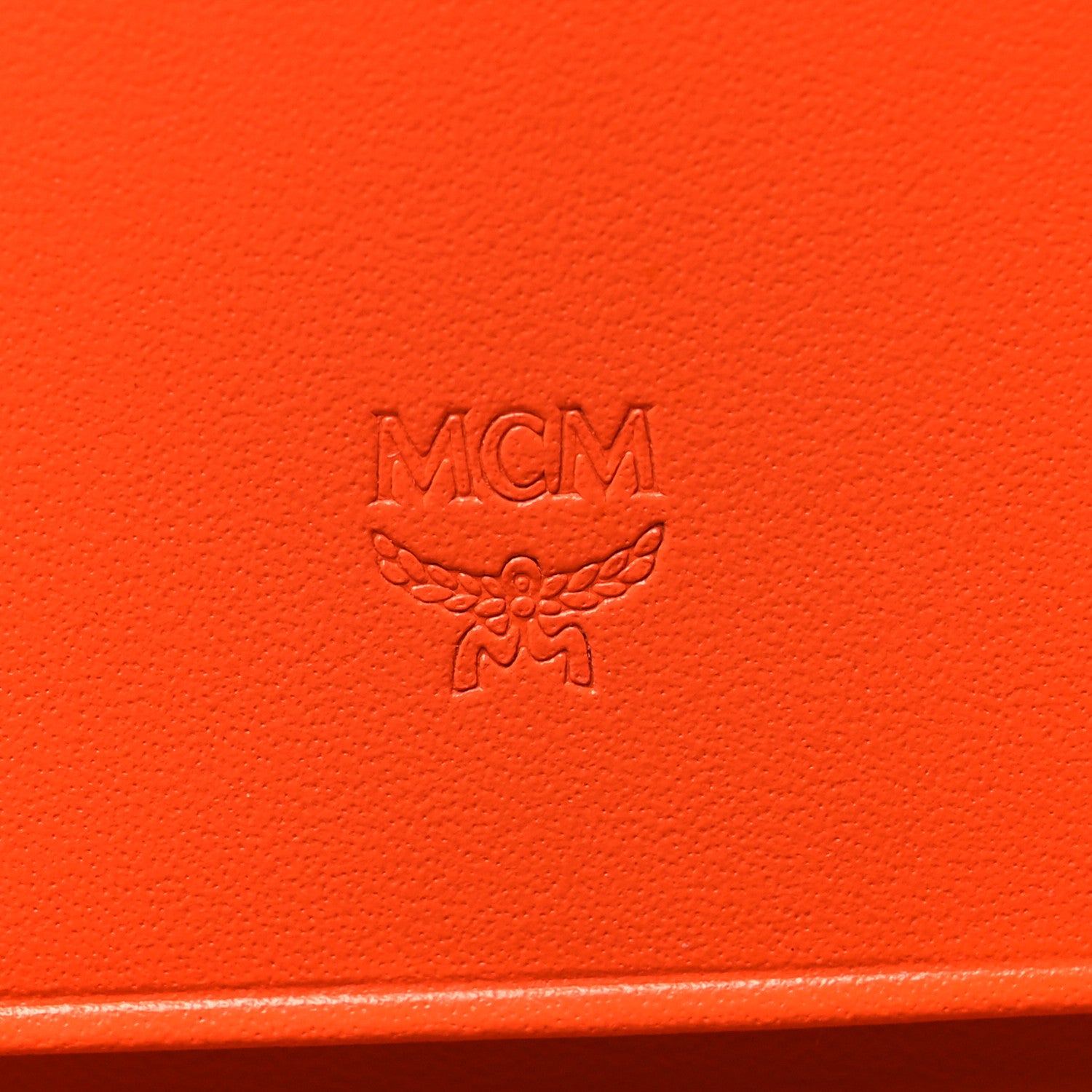 MCM Visetos Mina Long Trifold Wallet Cognac 7 of 12