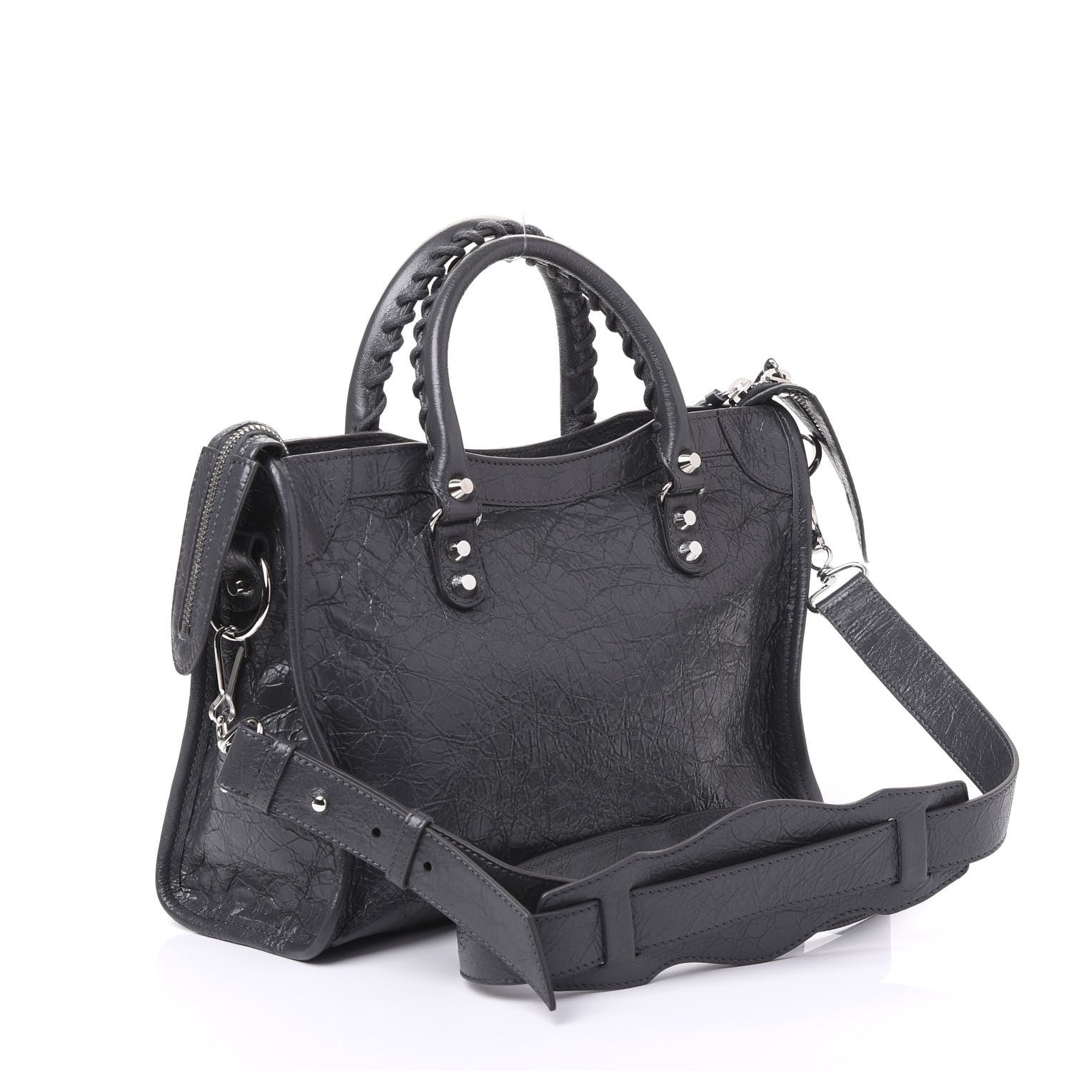 Balenciaga Agneau Classic Silver Hardware S City Gris Fossile 2 of 8