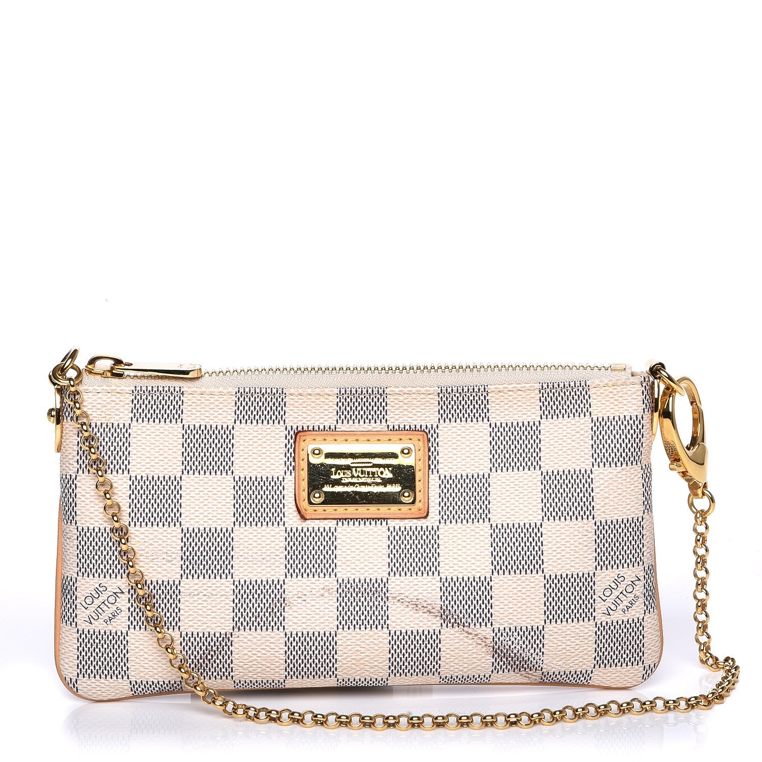 Louis Vuitton Damier Azur Pochette Milla MM 1 of 9
